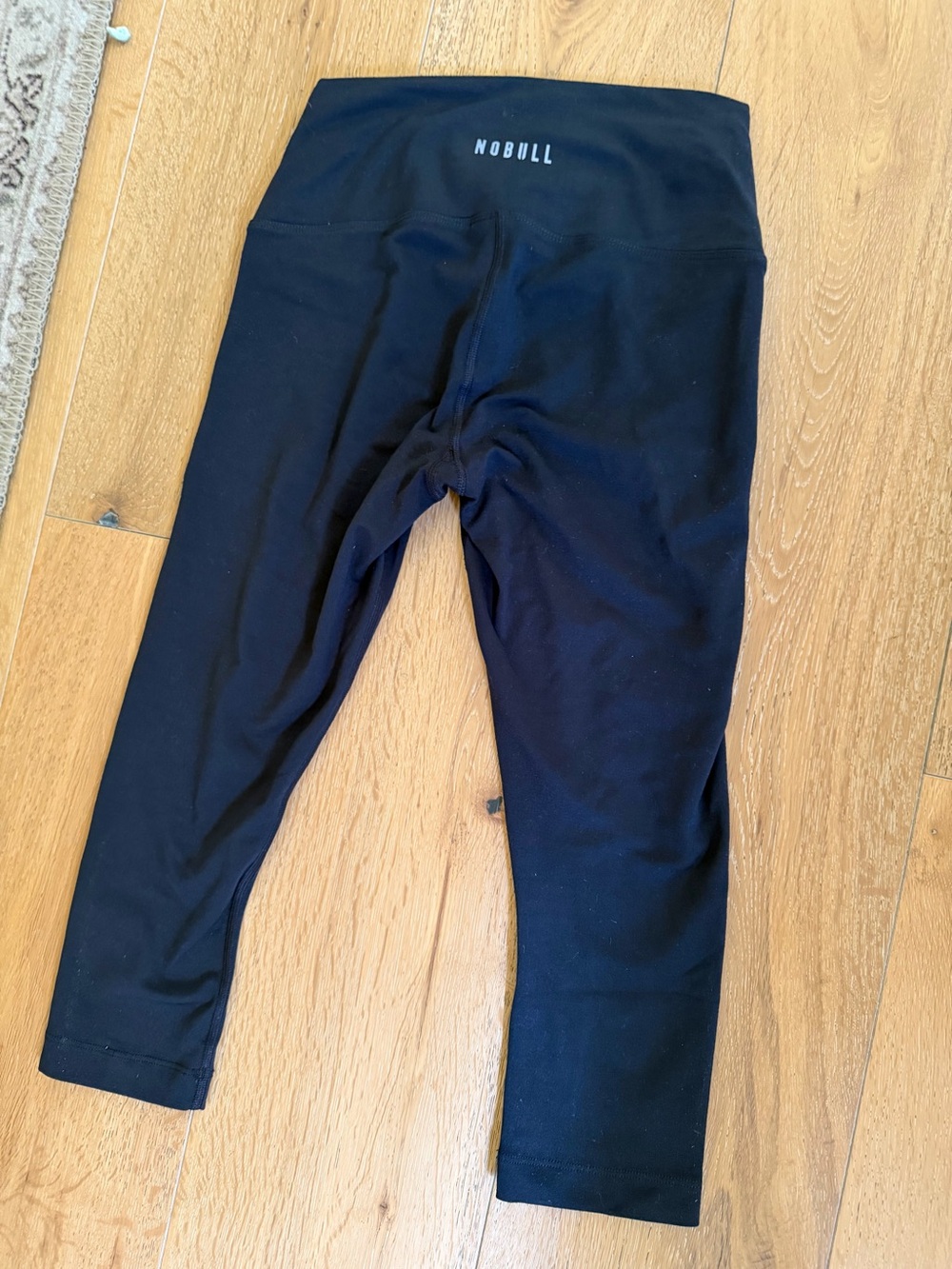 NOBULL Kids Black Performance Cropped Leggings